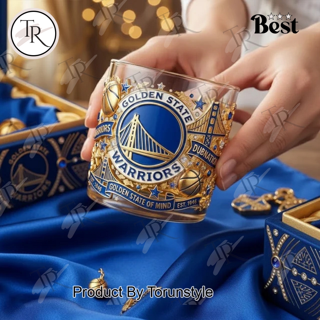 Golden State Warriors EST.1946 Whiskey Glass Golden State Warriors EST.1946 Whiskey Glass