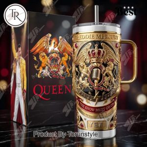 Freddie Mercury “Queen” 2026 40oz Tumbler