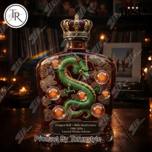 Dragon Ball 40th Anniversary 1986-2026 Whiskey Glass