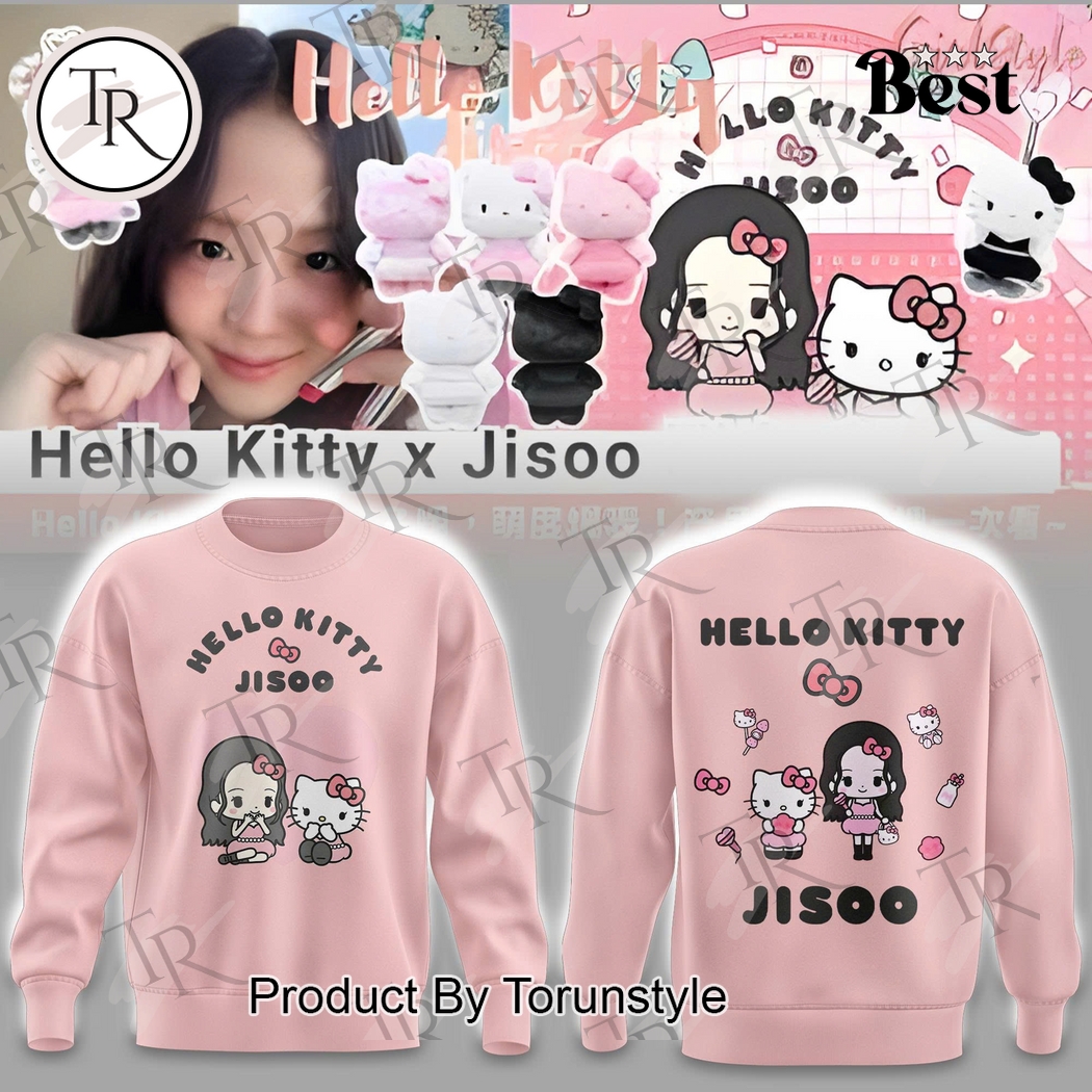 Jisoo X Hello Kitty New Edition 2026 Hoodie - Pink Jisoo X Hello Kitty New Edition 2026 Hoodie - Pink