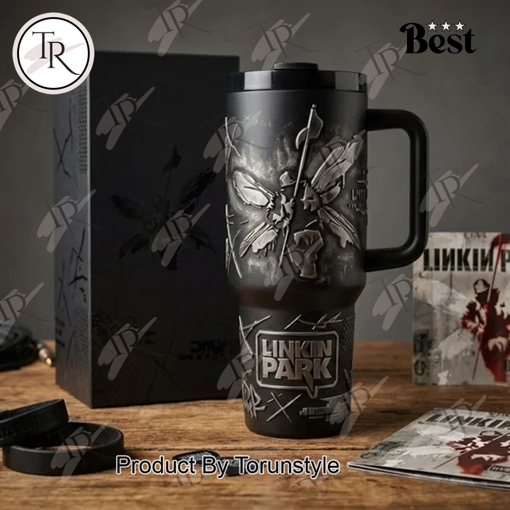 Linkin Park 2026 Black Design 40oz Tumbler Linkin Park 2026 Black Design 40oz Tumbler
