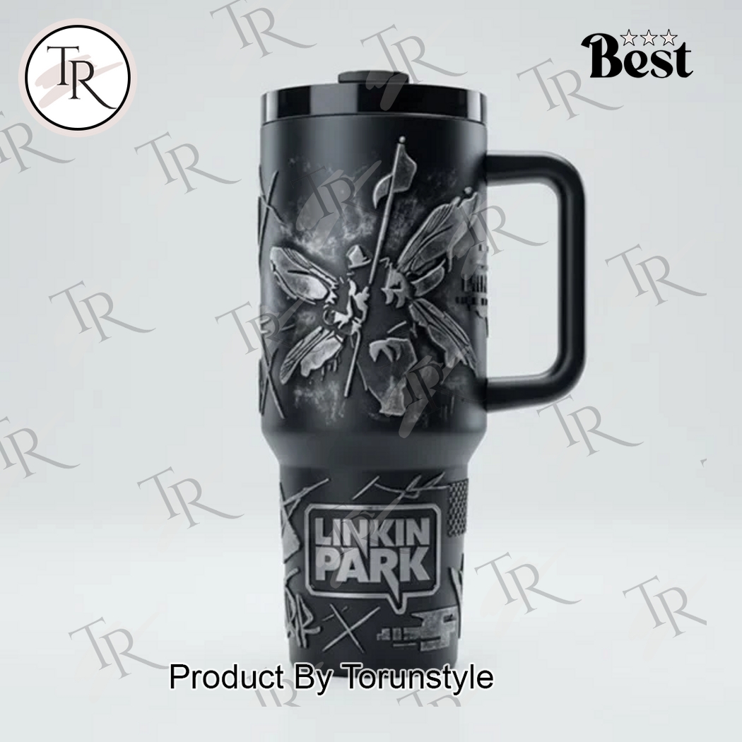 Linkin Park 2026 Black Design 40oz Tumbler Linkin Park 2026 Black Design 40oz Tumbler