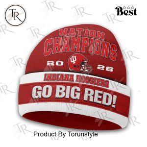Indiana Hoosiers 2026 National Champions Beanie Hat