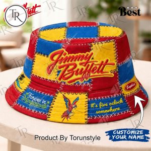 Jimmy Buffett Margaritaville 2026 Custom Name Bucket Hat