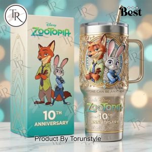 Zootopia 10th Anniversary 40oz Tumbler