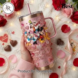 Mickey And Friends Valentine’s Day 2026 40oz Tumbler