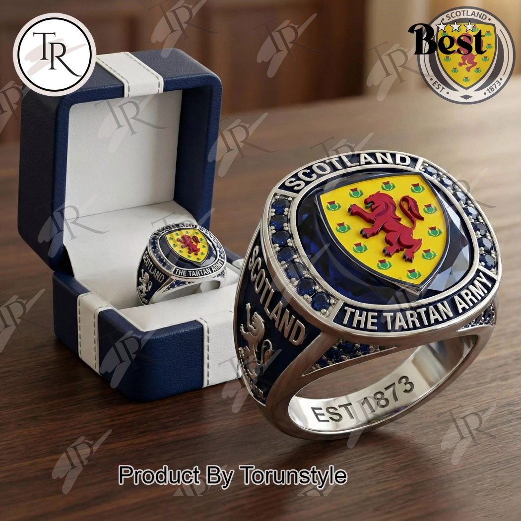 Scotland National Football Team The Tartan Army 2026 Ring Scotland National Football Team The Tartan Army 2026 Ring
