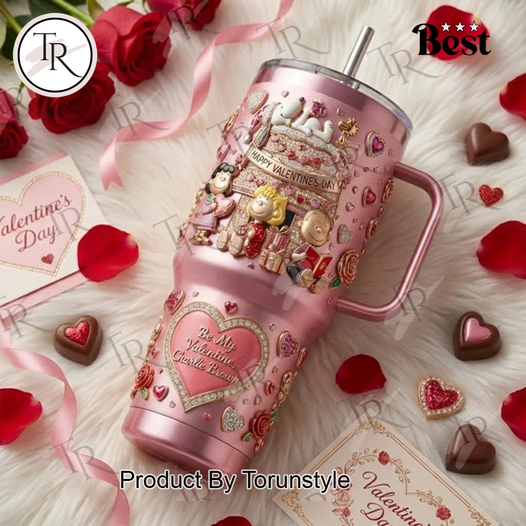 Snoopy And Friends Valentine's Day 2026 40oz Tumbler Snoopy And Friends Valentine's Day 2026 40oz Tumbler