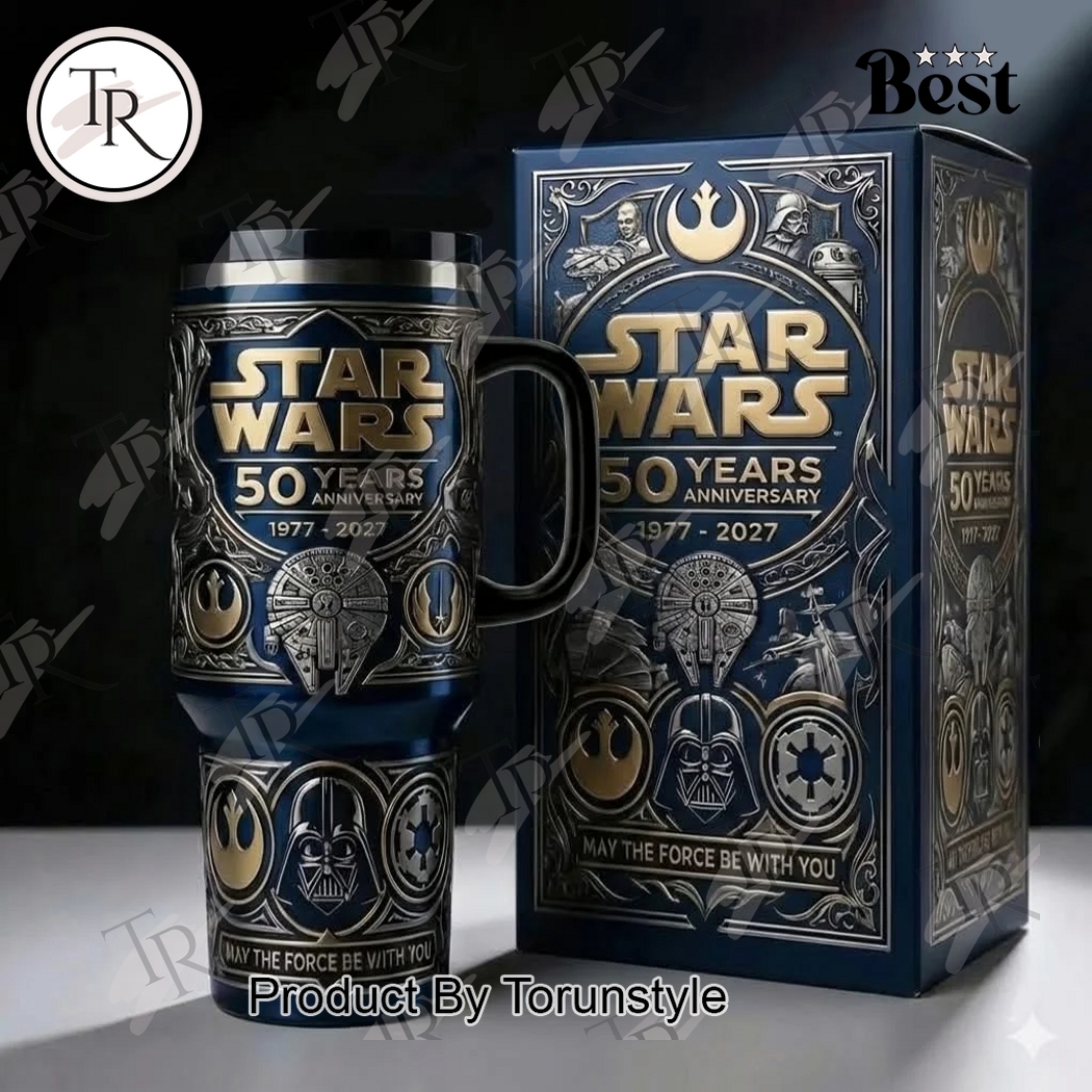 Star Wars 50 Years 1977-2027 40oz Tumbler Star Wars 50 Years 1977-2027 40oz Tumbler