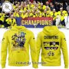 Sweden National Ice Hockey Team IIHF World Junior Champions 2026 Hoodie – Blue