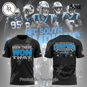 Carolina Panthers 2025 NFC South Division Champs Hoodie