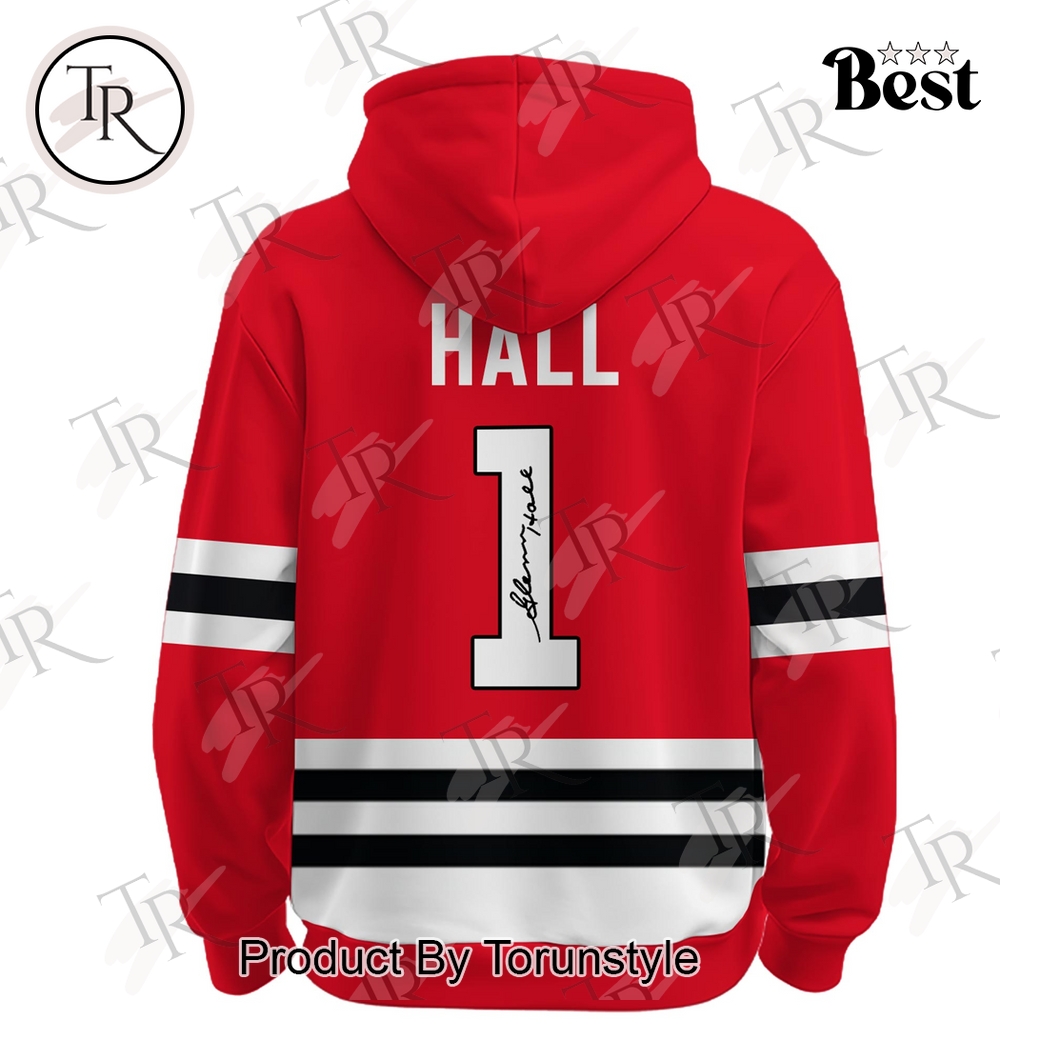 Thank You Glenn Hall X Chicago Blackhawks 1931-2026 Hoodie Thank You Glenn Hall X Chicago Blackhawks 1931-2026 Hoodie