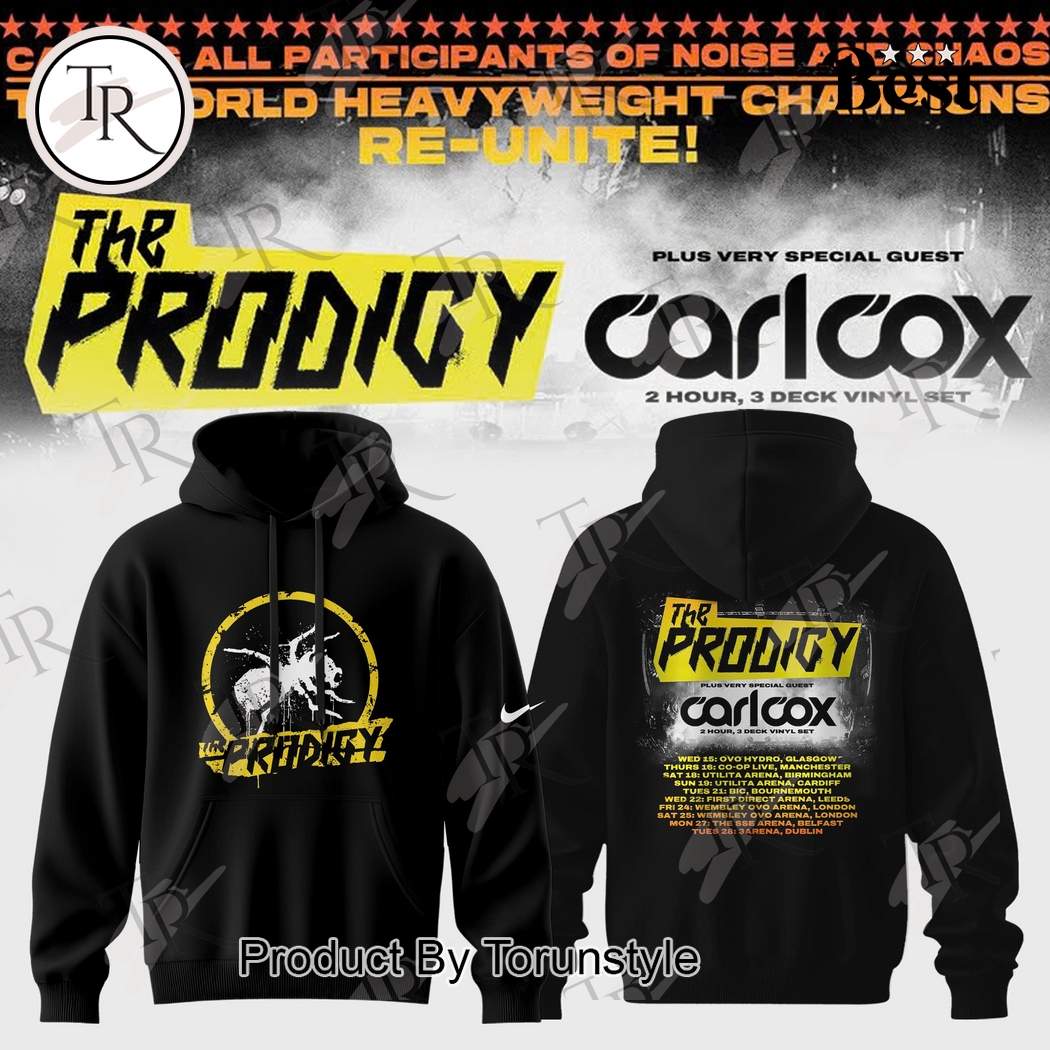 The Prodigy UK & Ireland Arena Tour 2026 Hoodie The Prodigy UK & Ireland Arena Tour 2026 Hoodie