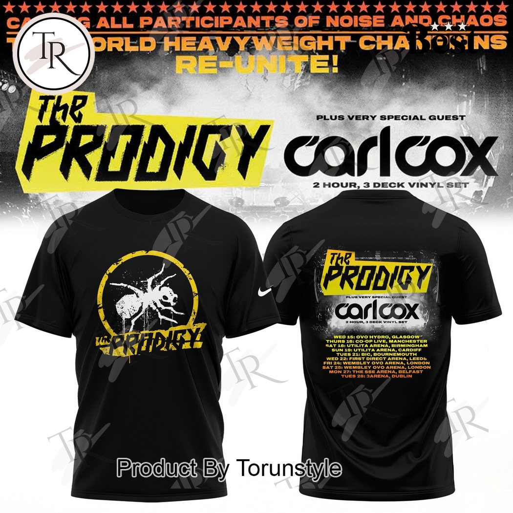 The Prodigy UK & Ireland Arena Tour 2026 Hoodie The Prodigy UK & Ireland Arena Tour 2026 Hoodie