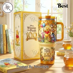 Winnie The Pooh 100th Anniversary 40oz Tumbler