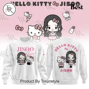Jisoo X Hello Kitty Limited Edition 2026 Hoodie – White
