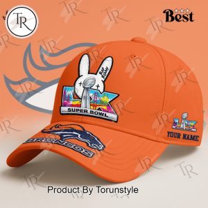 Denver Broncos Super Bowl LX Custom Name Cap