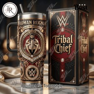 Roman Reigns x WWE Head Of The Table 40oz Tumbler Roman Reigns x WWE Head Of The Table 40oz Tumbler