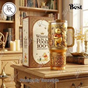Winnie The Pooh 100th Anniversary 40oz Tumbler