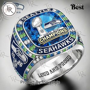 Seattle Seahawks Super Bowl Champions “Loud And Proud” Ring