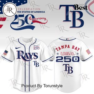 Tampa Bay Rays United States Of America 250 Anniversary Baseball Jersey
