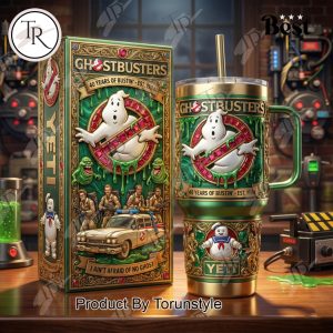 Ghostbusters 40 Years Of Bustin’ – EST.1984 40oz Tumbler
