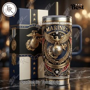 Marines Honor-Courage-Commitment 40oz Tumbler