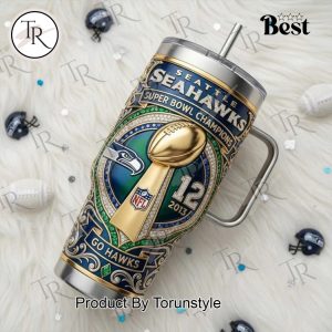 Seattle Seahawks Super Bowl Champs 2026 New Design 40oz Tumbler