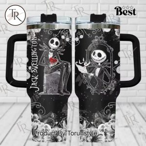 Jack Skellington Black Design 2026 40oz Tumbler