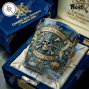 Captain Jack Sparrow Pirate King Whiskey Glass