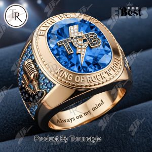 Elvis Presley TCB King Of Rock N’ Roll 2026 Ring