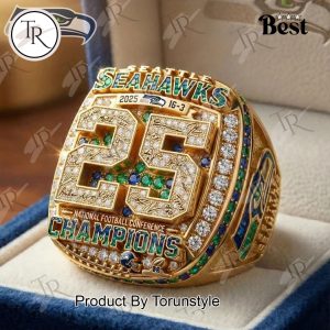 Seattle Seahawks 25 NFC Champions Ring