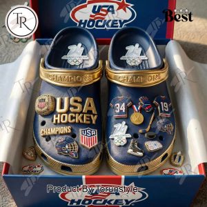 USA Hockey Champions 2026 Crocs