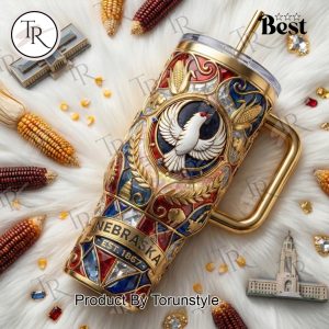 Nebraska “The Cornhusker State” 40oz Tumbler