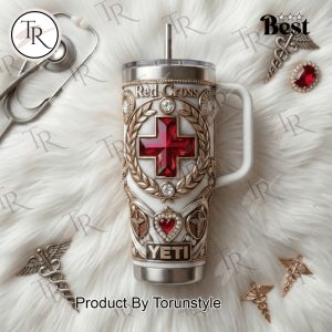 Red Cross 40oz Tumbler