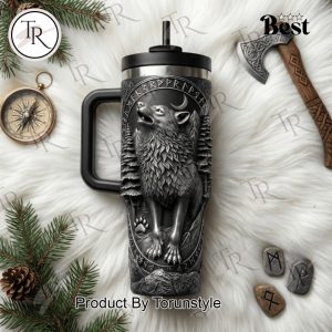 Wolf “Alpha Instinct” 40oz Tumbler