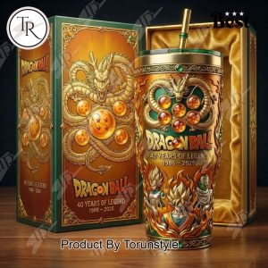 Dragon Ball 40 Years Of Legend 1986-2026 40oz Tumbler