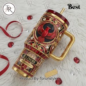 Illinois “The Prairie State” 40oz Tumbler
