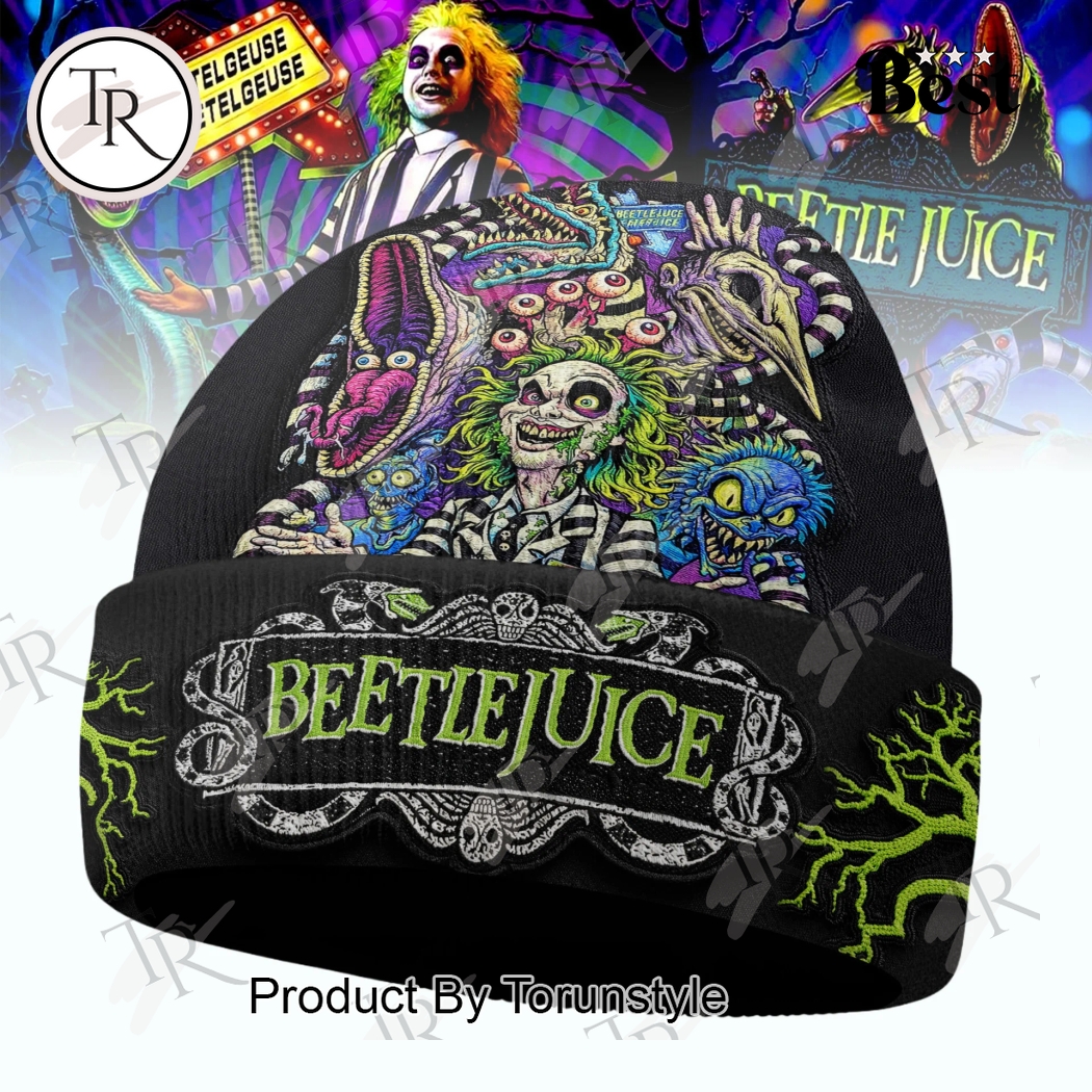 Beetlejuice New Design 2026 Beanie Hat Beetlejuice New Design 2026 Beanie Hat
