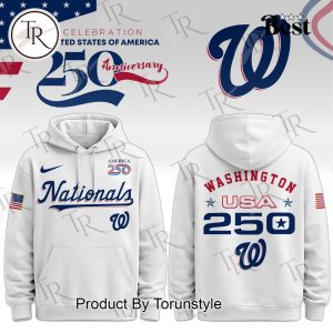 Washington Nationals United States Of America 250 Anniversary Hoodie