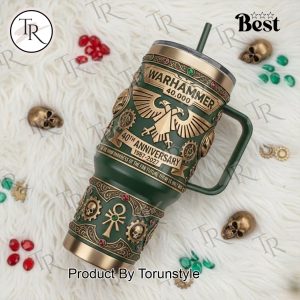 Warhammer 40,000 39th Anniversary 1987-2026 40oz Tumbler