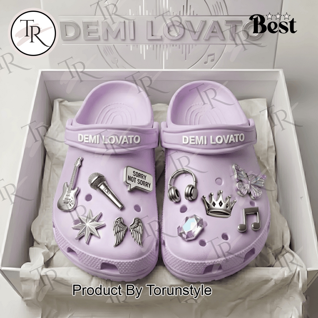 Demi Lovato Purple Design 2026 Crocs Demi Lovato Purple Design 2026 Crocs