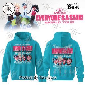 5 Seconds Of Summer World Tour 2026 Hoodie – Teal