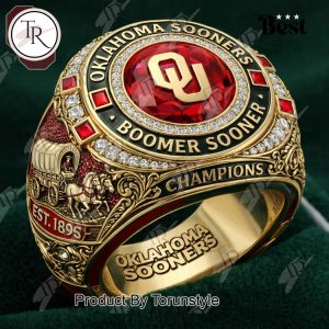 Oklahoma Sooners Champions 2026 Ring
