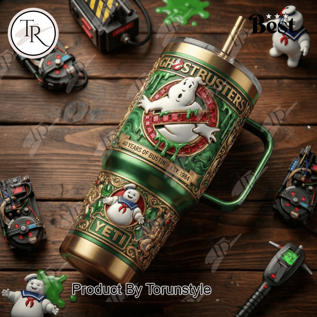 Ghostbusters 40 Years Of Bustin' - EST.1984 40oz Tumbler Ghostbusters 40 Years Of Bustin' - EST.1984 40oz Tumbler