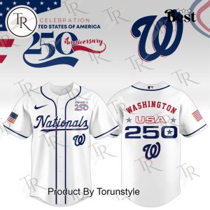 Washington Nationals United States Of America 250 Anniversary Baseball Jersey