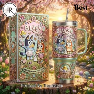 Bluey Heeler Family EST.2018 40oz Tumbler