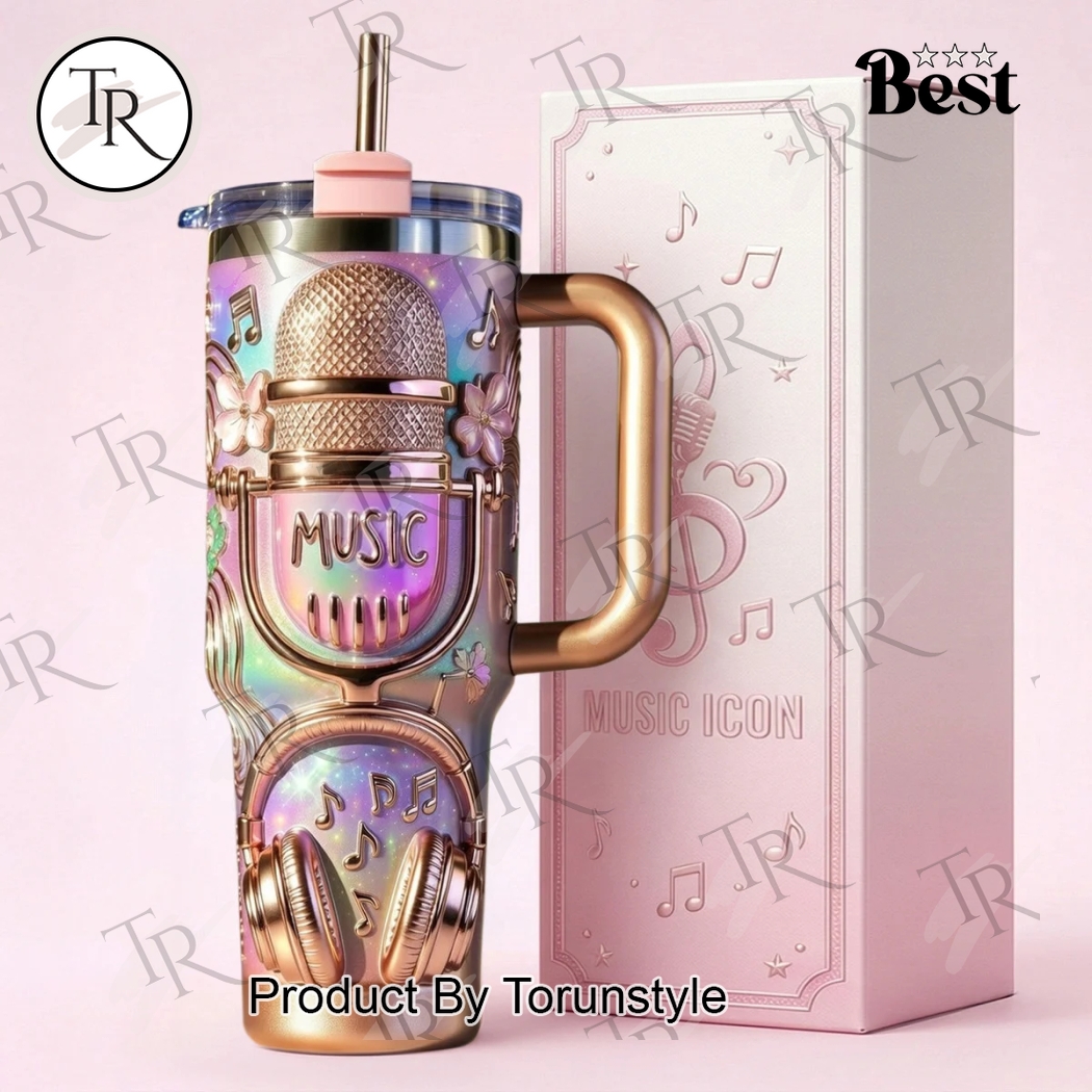 Music Icon 40oz Tumbler