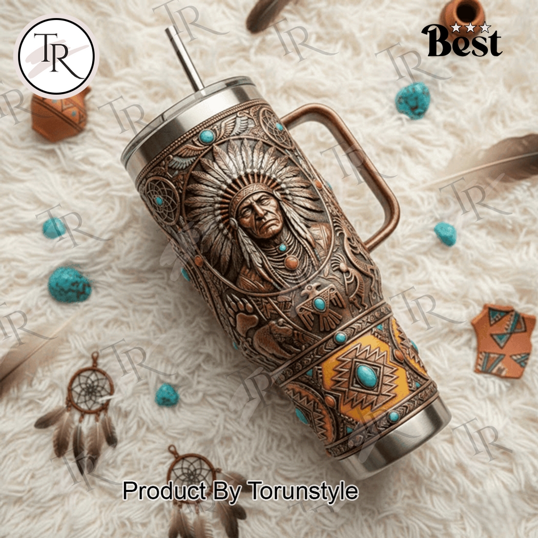 Native American Heritage Spirit Of The Land 2026 40oz Tumbler Native American Heritage Spirit Of The Land 2026 40oz Tumbler