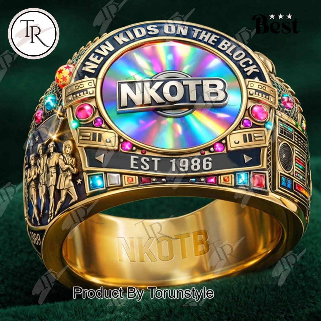 New Kids On The Block EST 1986 Ring New Kids On The Block EST 1986 Ring
